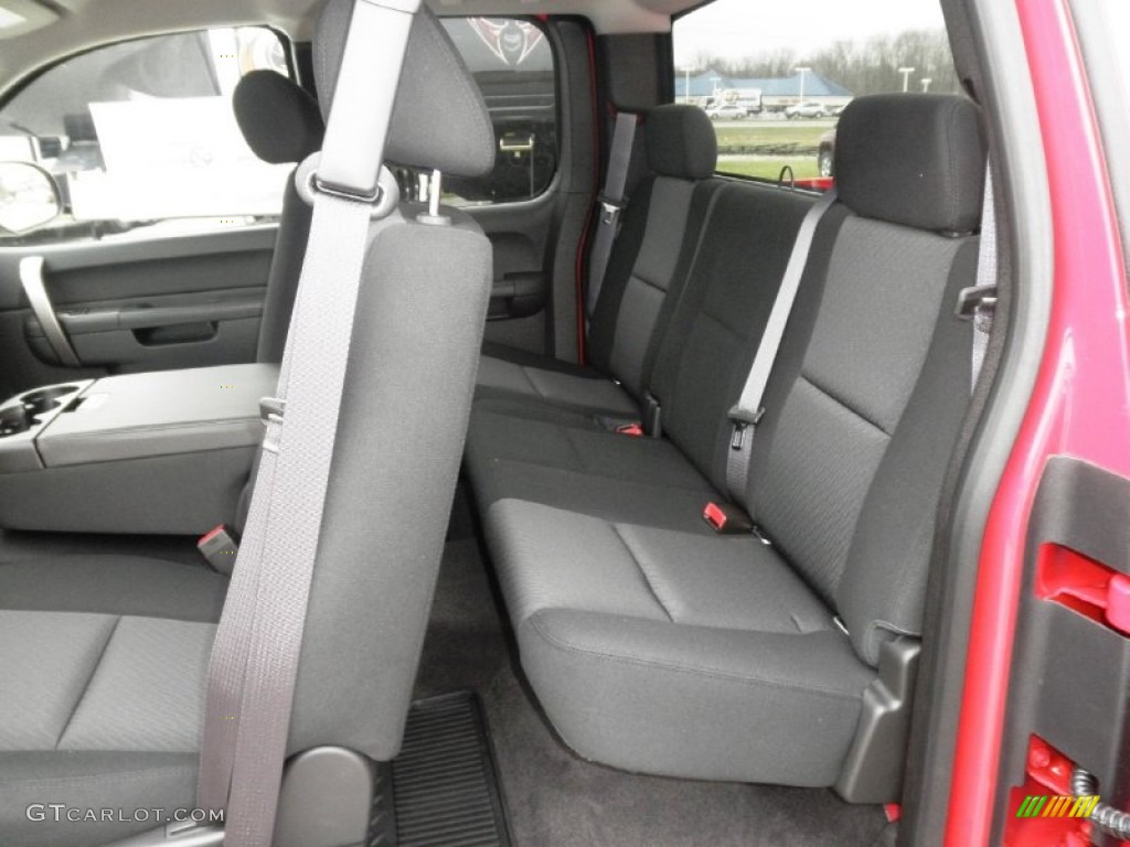 2013 Sierra 1500 SLE Extended Cab 4x4 - Fire Red / Ebony photo #14