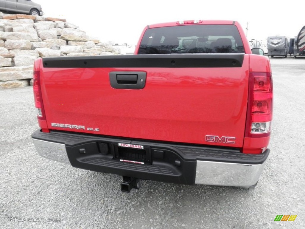2013 Sierra 1500 SLE Extended Cab 4x4 - Fire Red / Ebony photo #16