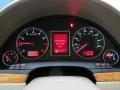 2006 Audi A4 Beige Interior Gauges Photo