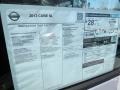  2013 Cube 1.8 SL Window Sticker