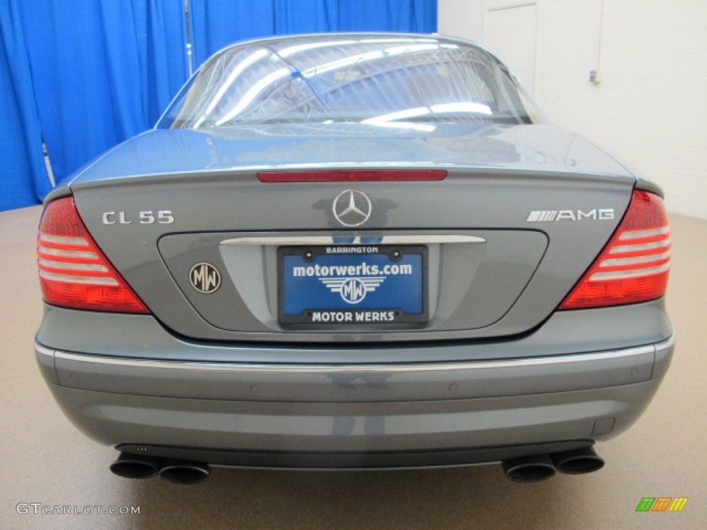 2005 CL 55 AMG - Granite Grey Metallic / Charcoal photo #7