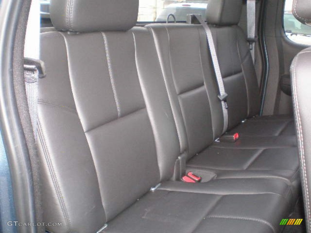 2011 Silverado 1500 LTZ Extended Cab 4x4 - Blue Granite Metallic / Ebony photo #4