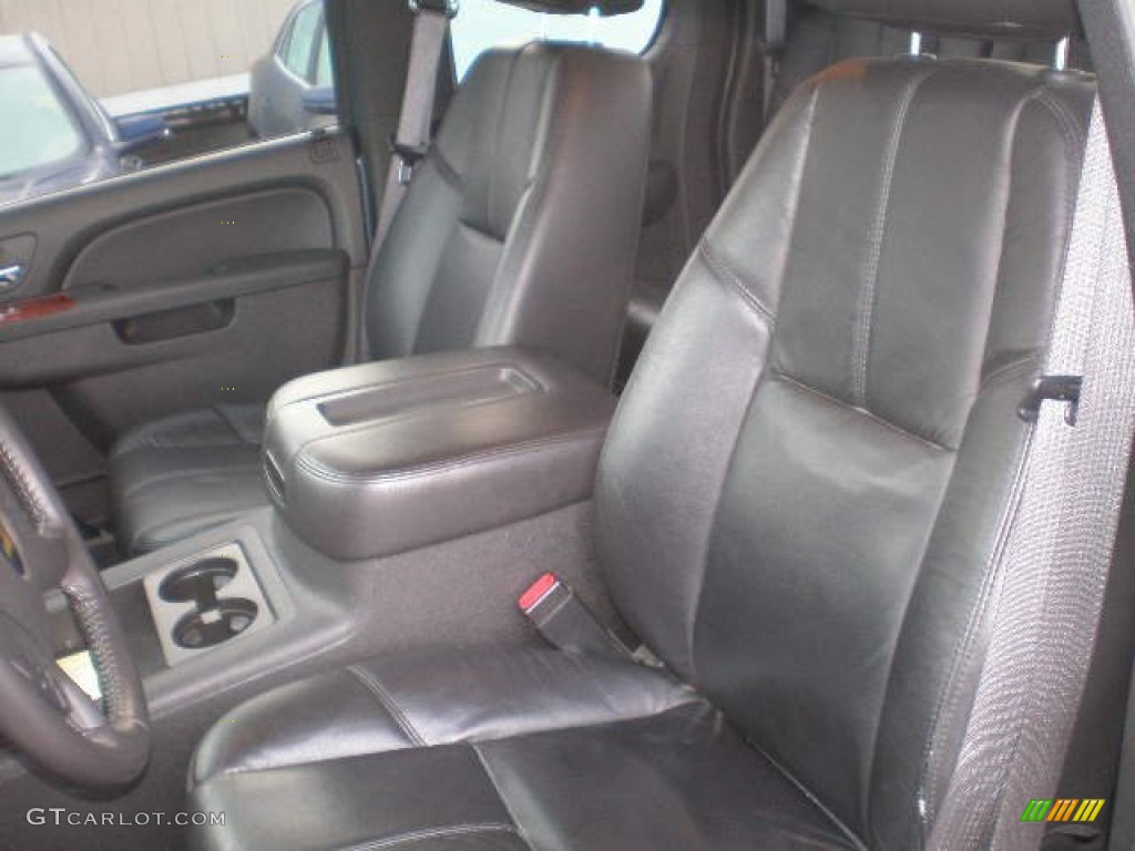 2011 Silverado 1500 LTZ Extended Cab 4x4 - Blue Granite Metallic / Ebony photo #17