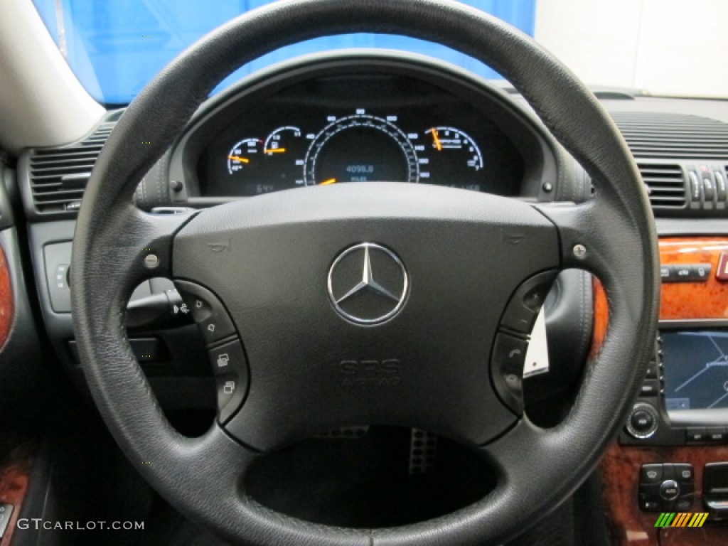 2005 CL 55 AMG - Granite Grey Metallic / Charcoal photo #31