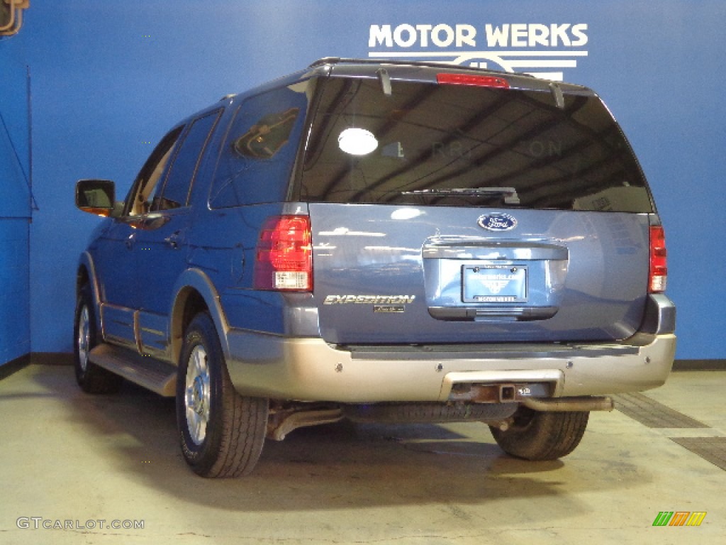 2003 Expedition Eddie Bauer 4x4 - Medium Wedgewood Blue Metallic / Medium Parchment photo #6