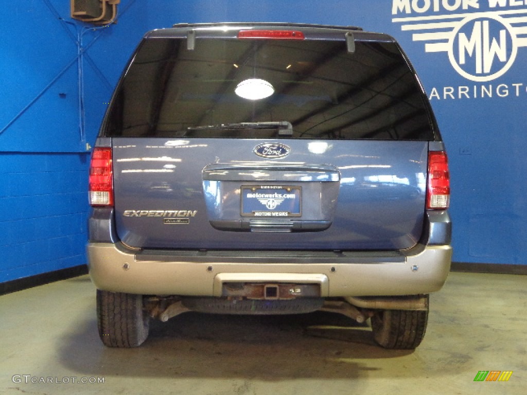 2003 Expedition Eddie Bauer 4x4 - Medium Wedgewood Blue Metallic / Medium Parchment photo #7