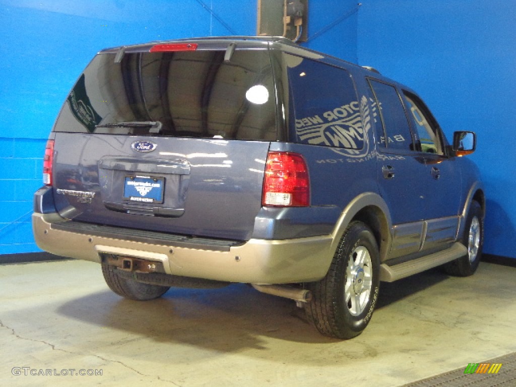 2003 Expedition Eddie Bauer 4x4 - Medium Wedgewood Blue Metallic / Medium Parchment photo #8