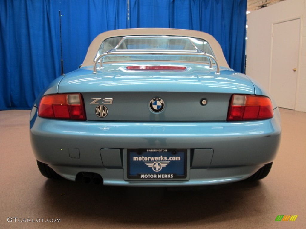 1998 Z3 2.8 Roadster - Atlanta Blue Metallic / Beige photo #5