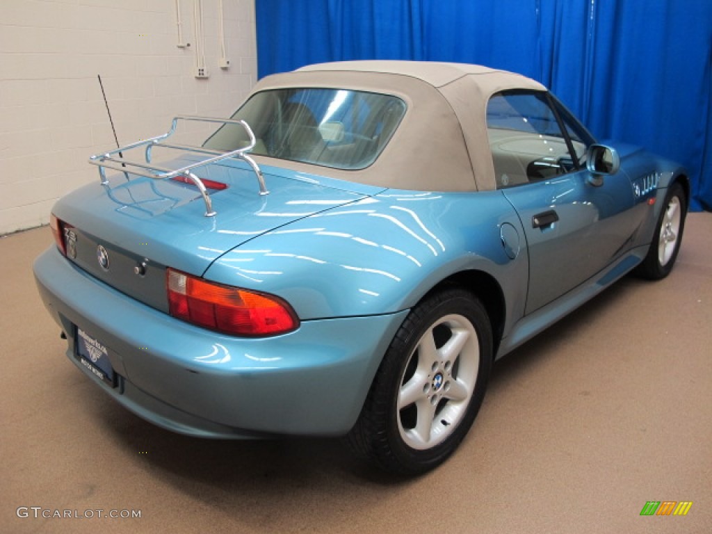 Atlanta Blue Metallic 1998 BMW Z3 2.8 Roadster Exterior Photo #78475582