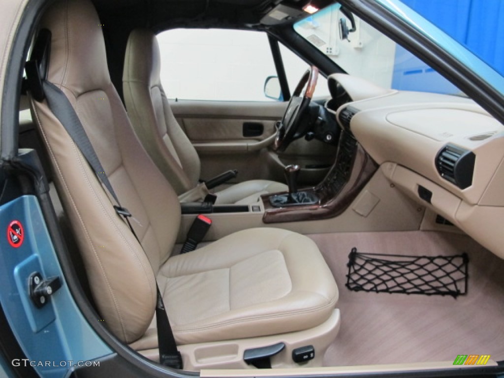 Beige Interior 1998 BMW Z3 2.8 Roadster Photo #78475757