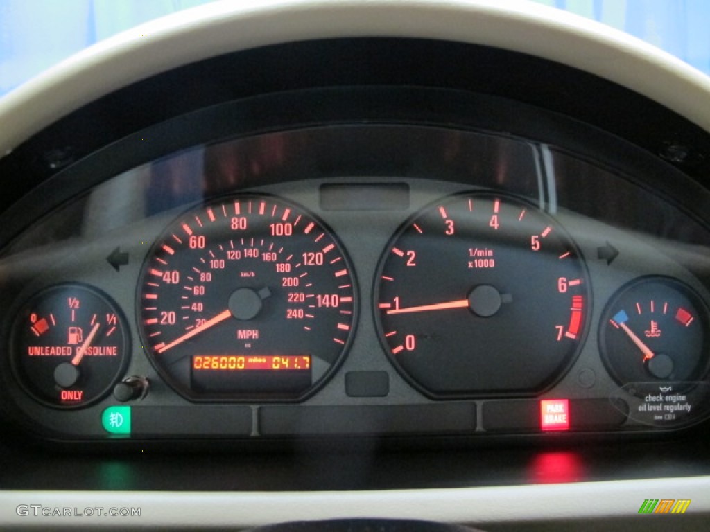 1998 BMW Z3 2.8 Roadster Gauges Photo #78475826