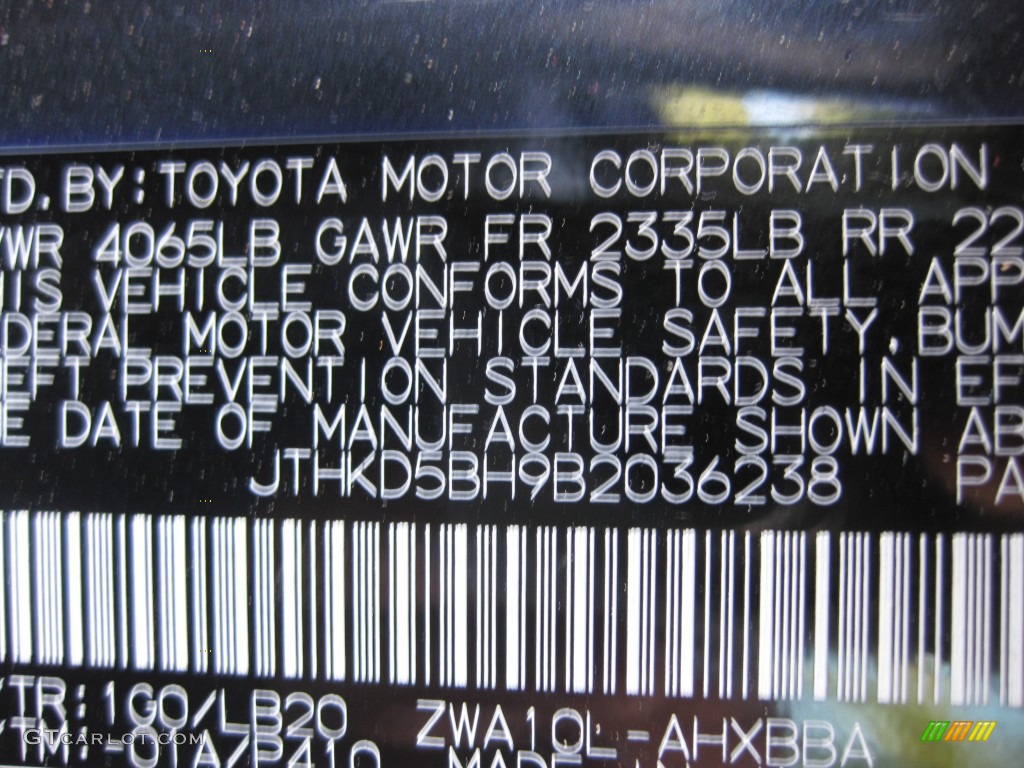 2011 CT 200h Hybrid Premium - Smokey Granite Mica / Black photo #25