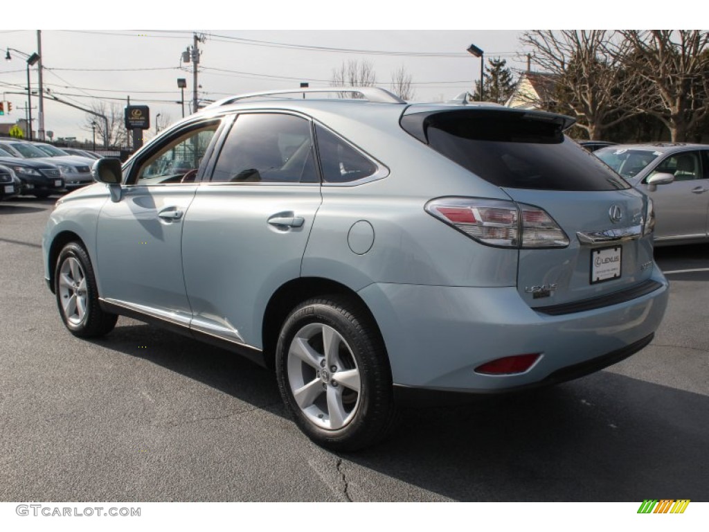 2010 RX 350 AWD - Cerulean Blue Metallic / Parchment/Brown Walnut photo #5