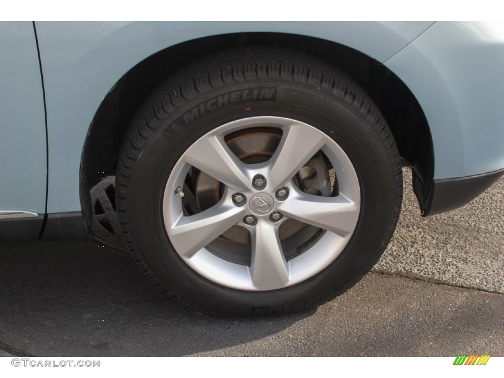 2010 RX 350 AWD - Cerulean Blue Metallic / Parchment/Brown Walnut photo #8