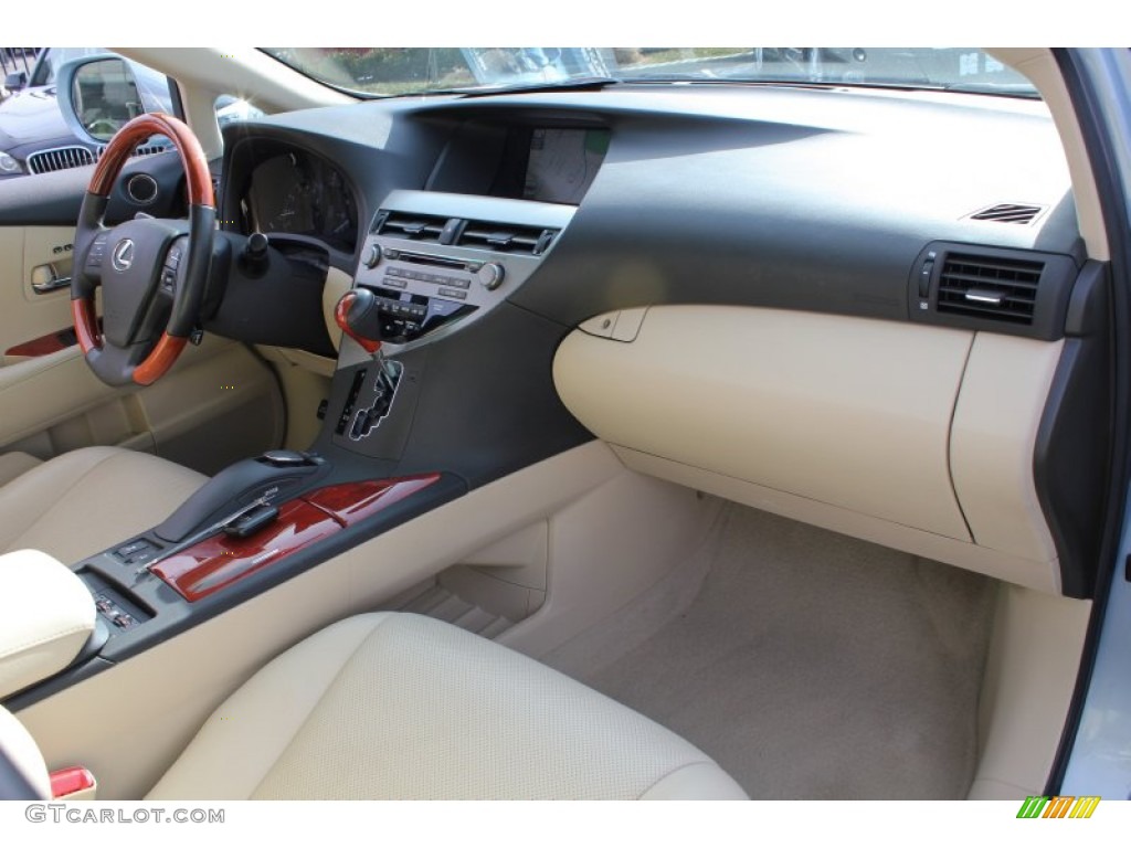 2010 RX 350 AWD - Cerulean Blue Metallic / Parchment/Brown Walnut photo #9