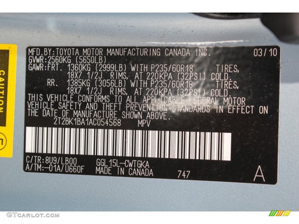 2010 RX 350 AWD - Cerulean Blue Metallic / Parchment/Brown Walnut photo #22