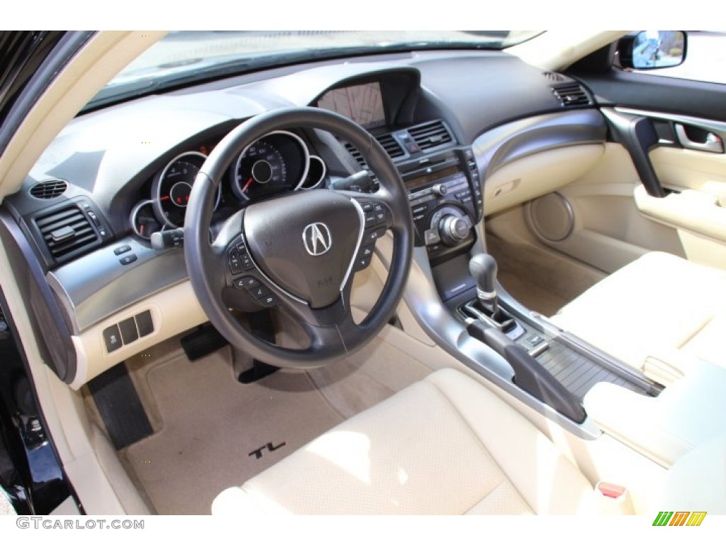 Parchment Interior 2010 Acura TL 3.5 Technology Photo #78477194