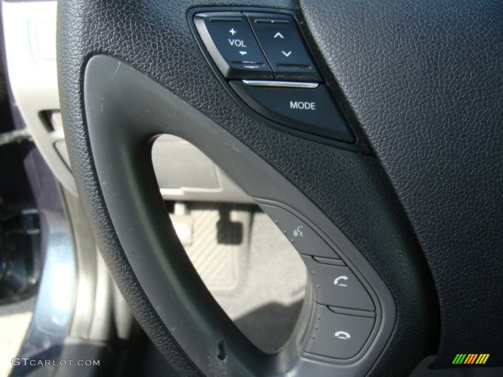 2011 Sonata GLS - Indigo Blue Pearl / Gray photo #14