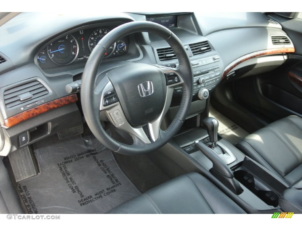 Black Interior 2010 Honda Accord Crosstour EX-L 4WD Photo #78477728