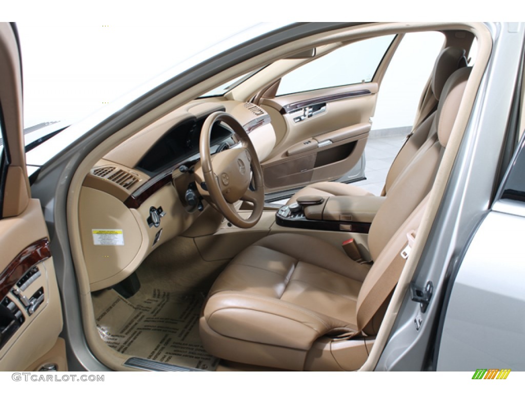 Cashmere/Savanna Interior 2007 Mercedes-Benz S 550 4Matic Sedan Photo #78478316