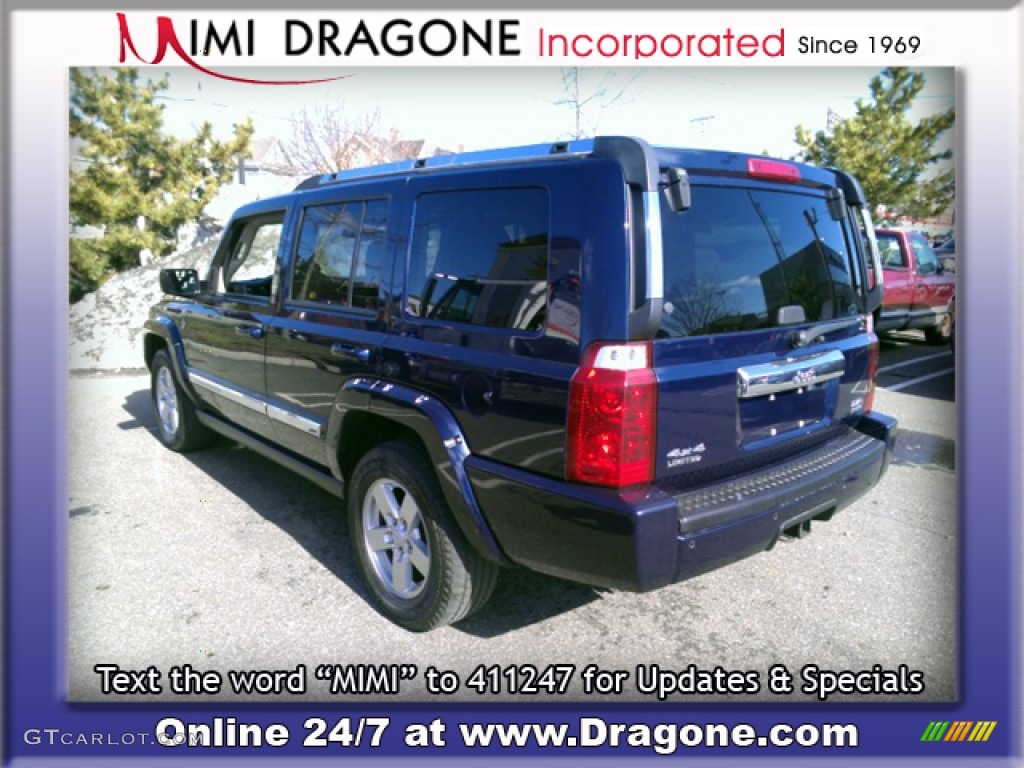2006 Commander Limited 4x4 - Midnight Blue Pearl / Dark Khaki/Light Graystone photo #4