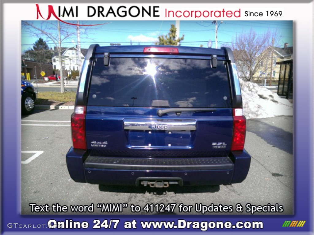 2006 Commander Limited 4x4 - Midnight Blue Pearl / Dark Khaki/Light Graystone photo #5