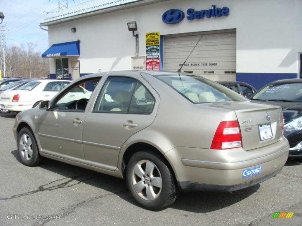 2004 Jetta GLS Sedan - Wheat Beige Metallic / Beige photo #6