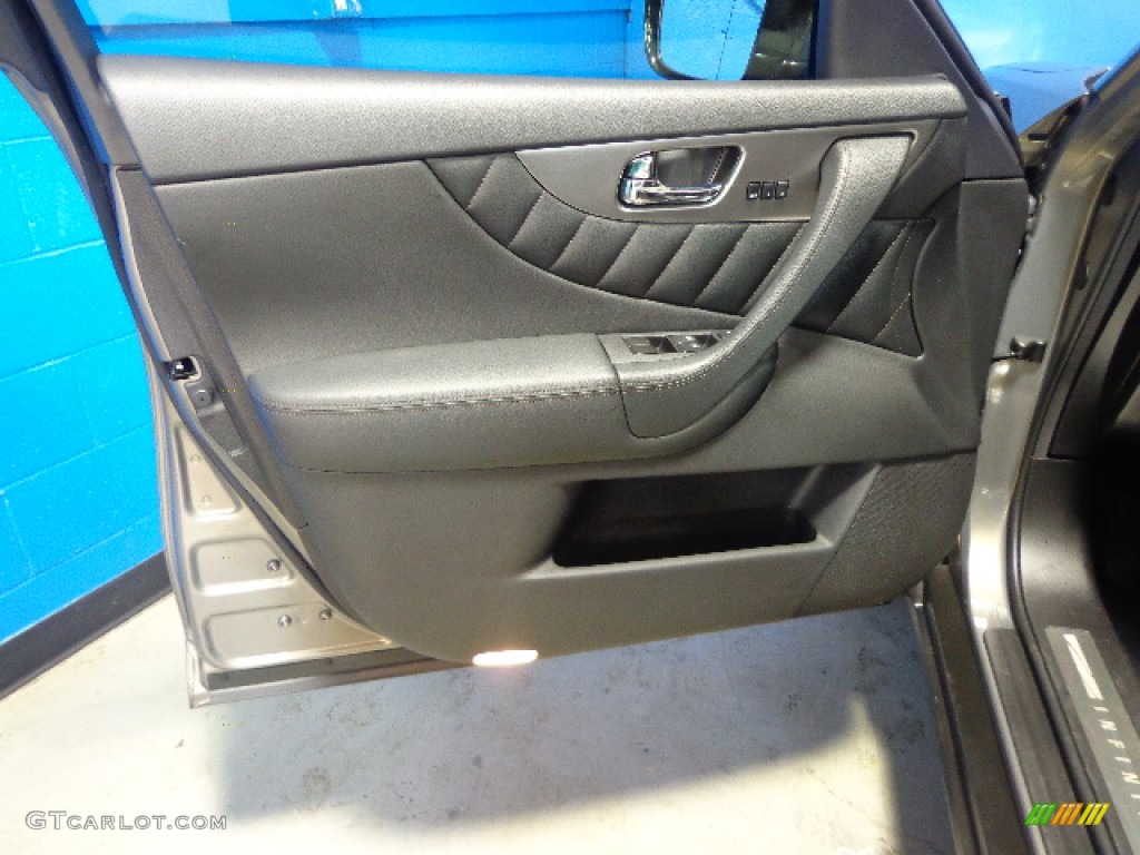 2013 Infiniti FX 37 AWD Graphite Door Panel Photo #78478853