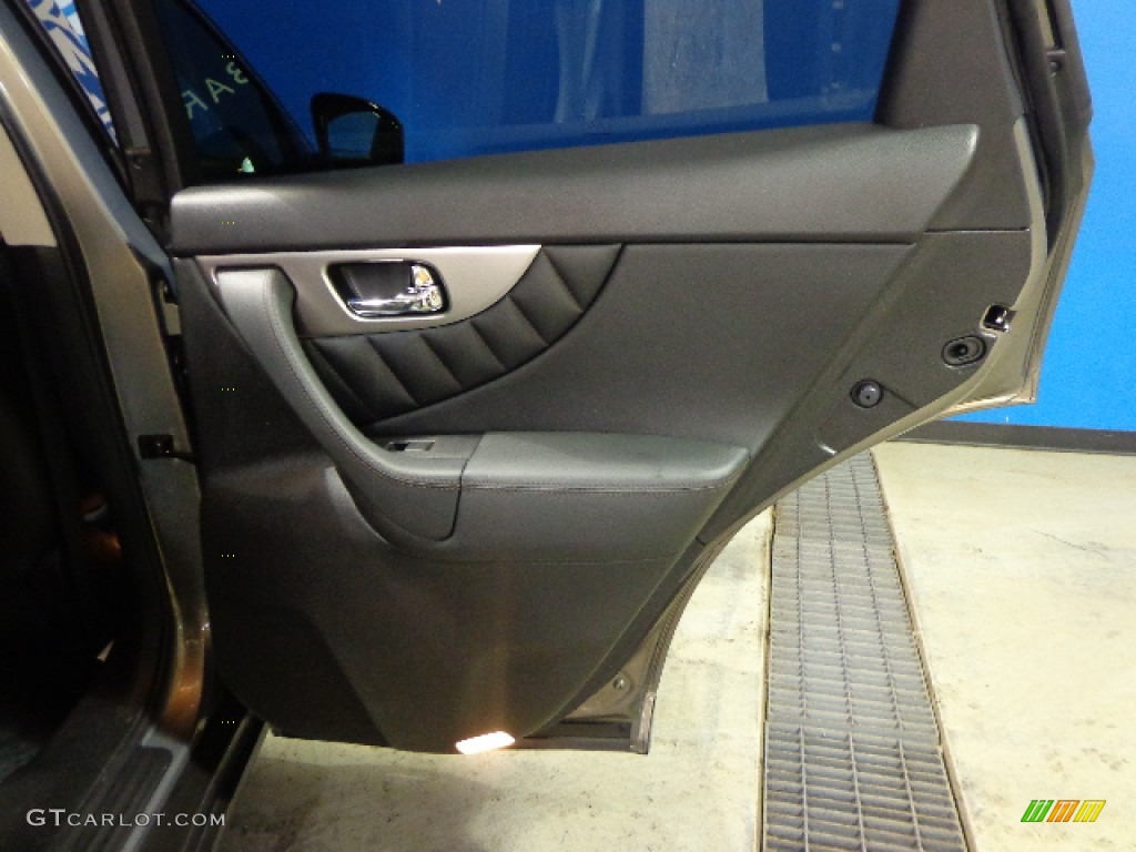 2013 Infiniti FX 37 AWD Graphite Door Panel Photo #78478907