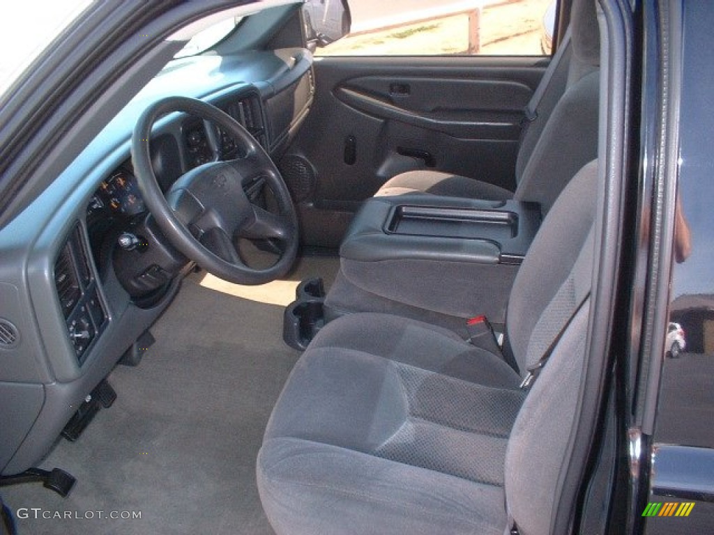 Dark Charcoal Interior 2007 Chevrolet Silverado 1500 Classic LS Regular Cab Photo #78479150