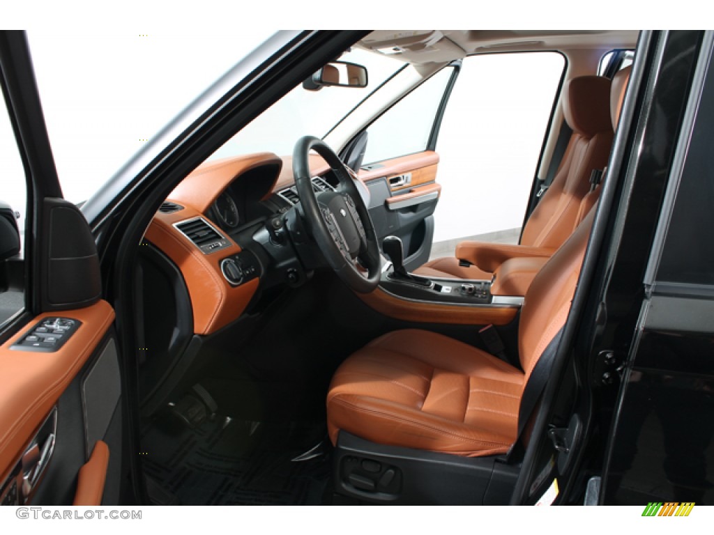 Tan/Ebony Interior 2011 Land Rover Range Rover Sport Supercharged Photo #78479381