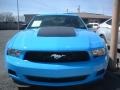 2012 Grabber Blue Ford Mustang V6 Coupe  photo #2