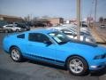 2012 Grabber Blue Ford Mustang V6 Coupe  photo #3