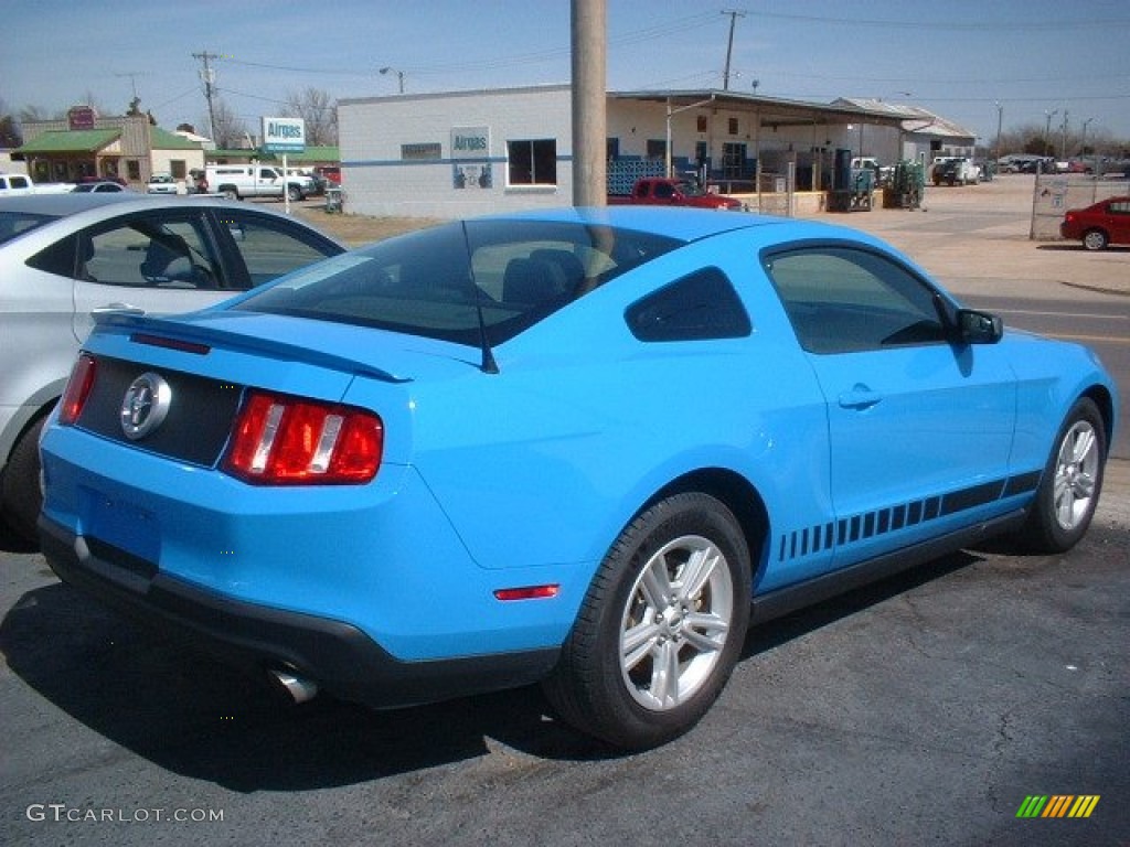 Grabber Blue 2012 Ford Mustang V6 Coupe Exterior Photo #78479648