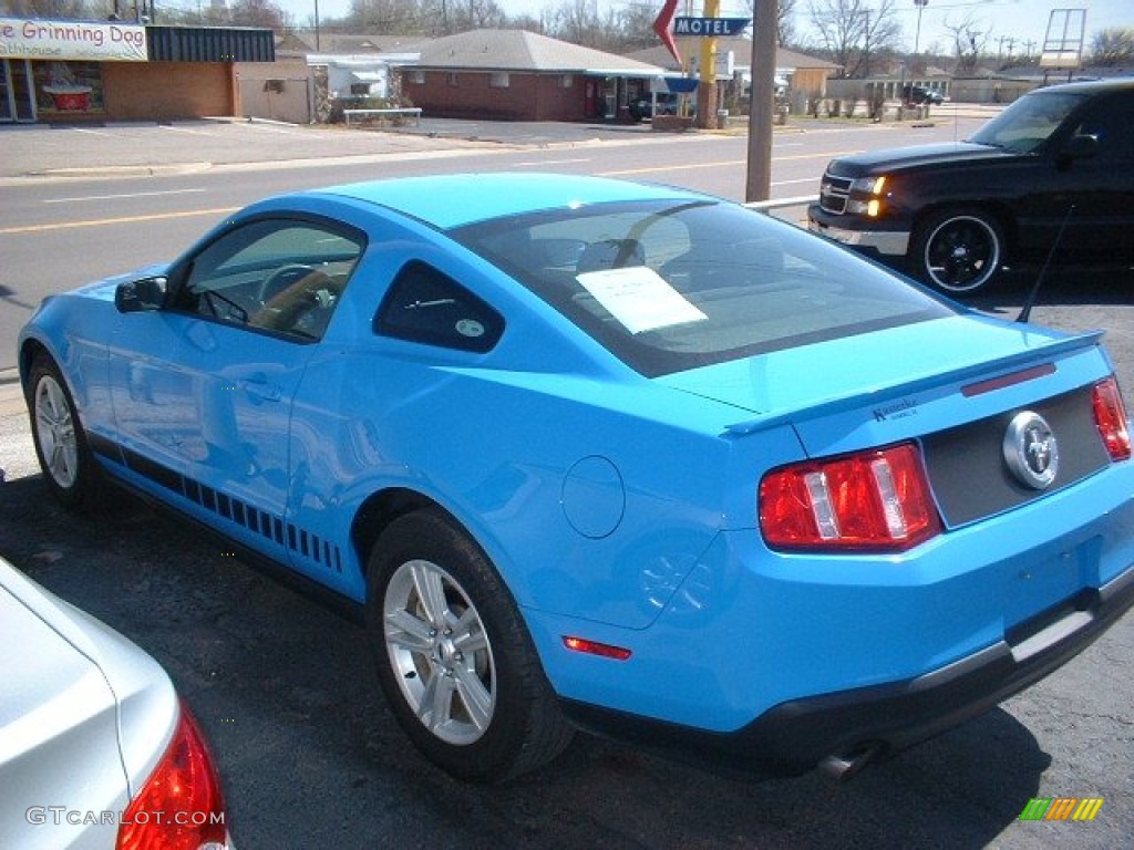 2012 Mustang V6 Coupe - Grabber Blue / Charcoal Black photo #6