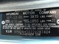 Light Ocean Blue - Elantra GLS Sedan Photo No. 27