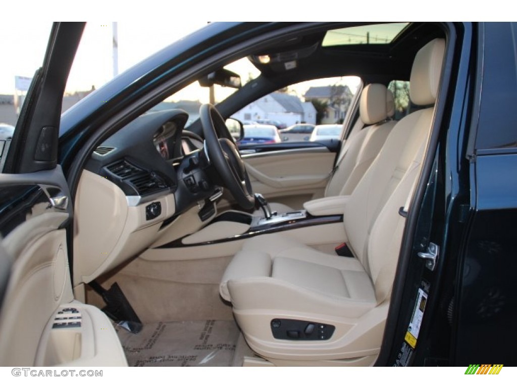 2013 X6 xDrive35i - Midnight Blue Metallic / Sand Beige photo #11