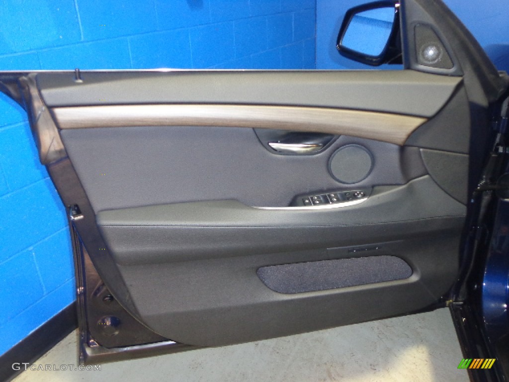 2012 BMW 5 Series 550i xDrive Gran Turismo Black Door Panel Photo #78481181
