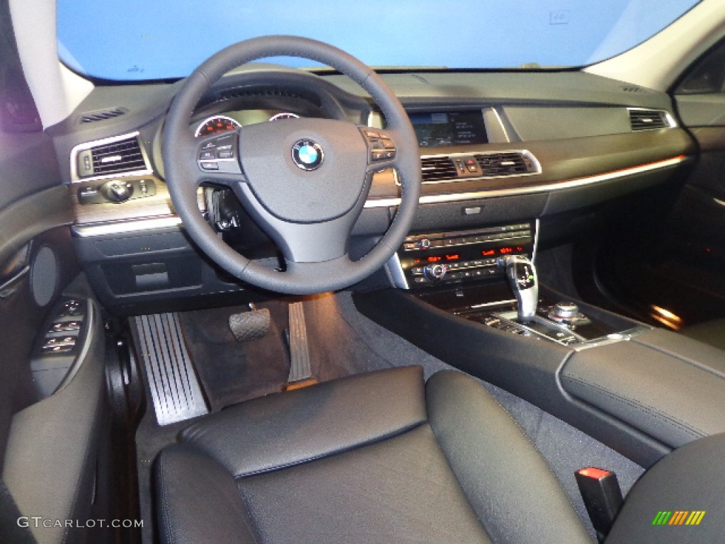 2012 BMW 5 Series 550i xDrive Gran Turismo Black Dashboard Photo #78481230