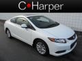 Taffeta White 2012 Honda Civic EX-L Coupe