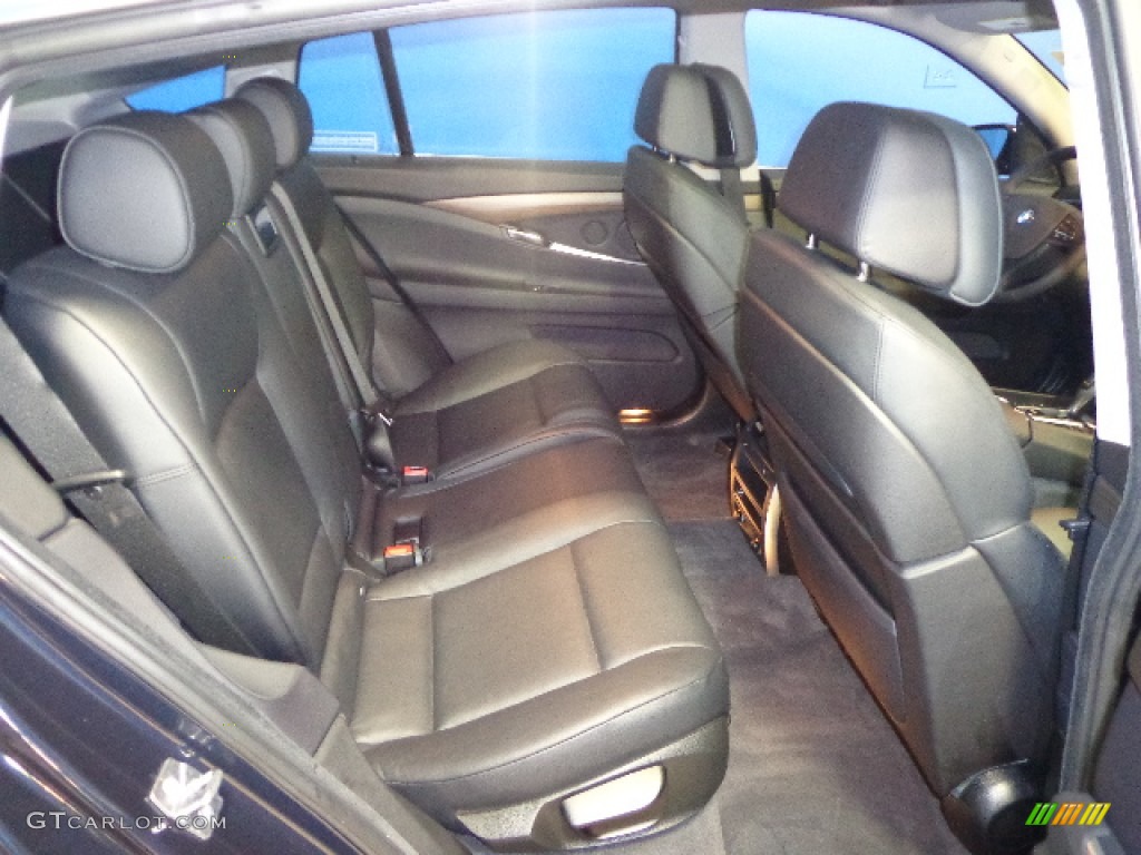 Black Interior 2012 BMW 5 Series 550i xDrive Gran Turismo Photo #78481502