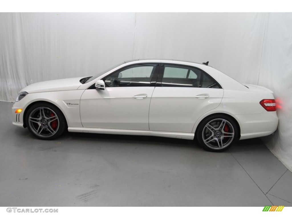 Diamond White Metallic 2013 Mercedes-Benz E 63 AMG Exterior Photo #78482069