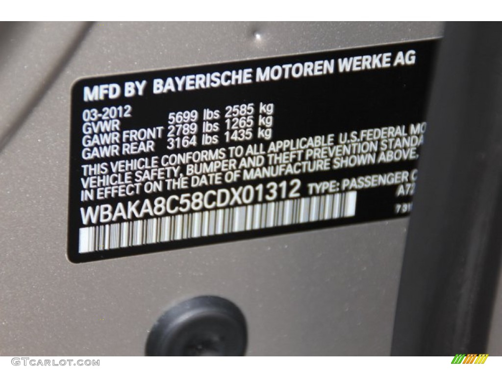 2012 7 Series 750i Sedan - Cashmere Silver Metallic / Oyster photo #33