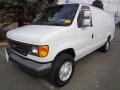 Oxford White 2007 Ford E Series Van E350 Super Duty Commercial Exterior