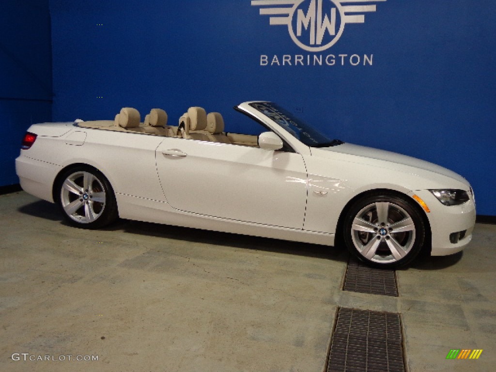 2010 3 Series 335i Convertible - Alpine White / Cream Beige photo #7