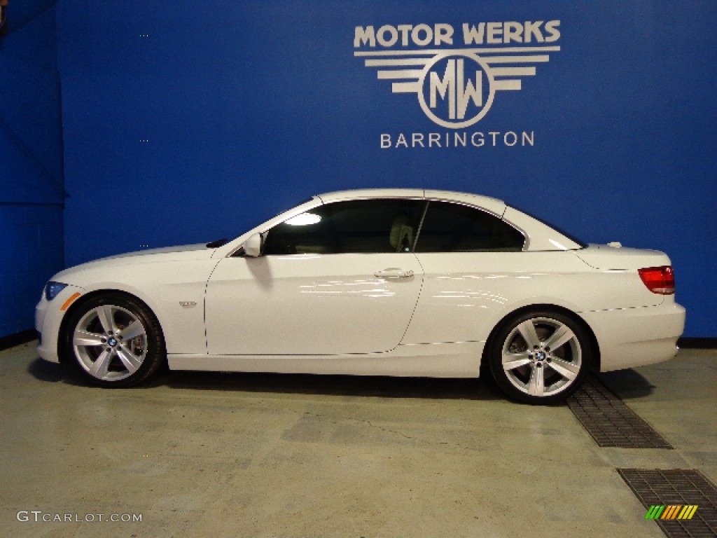 2010 3 Series 335i Convertible - Alpine White / Cream Beige photo #8