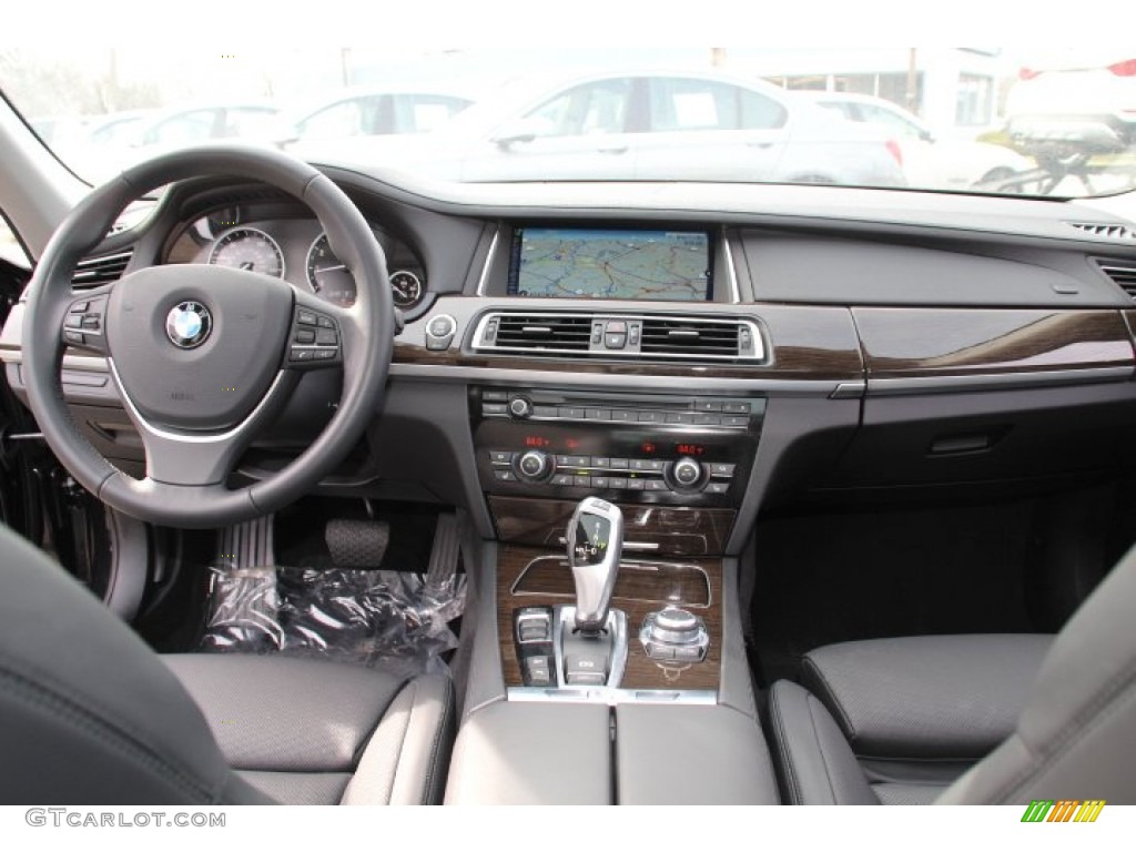 2013 BMW 7 Series 750i xDrive Sedan Black Dashboard Photo #78483227