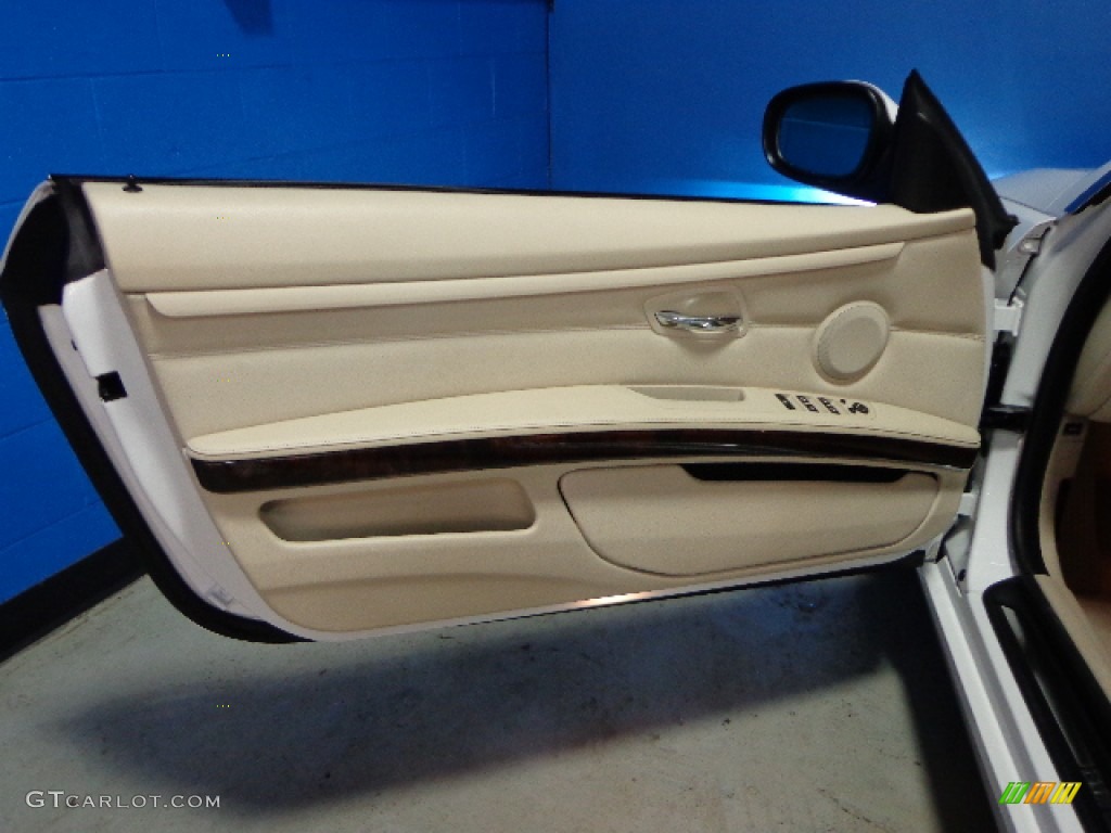 2010 3 Series 335i Convertible - Alpine White / Cream Beige photo #16