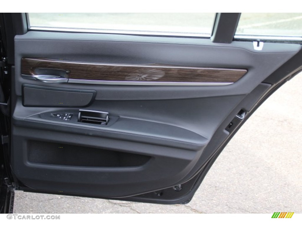 2013 BMW 7 Series 750i xDrive Sedan Black Door Panel Photo #78483372