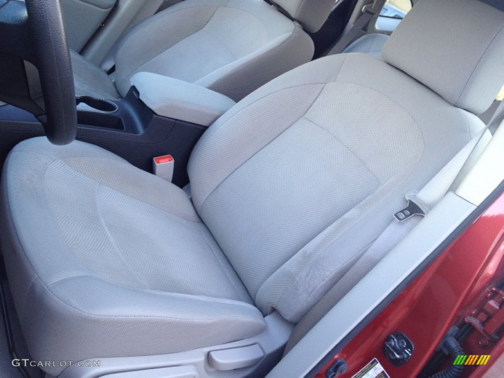 2011 Rogue S AWD - Cayenne Red / Gray photo #11